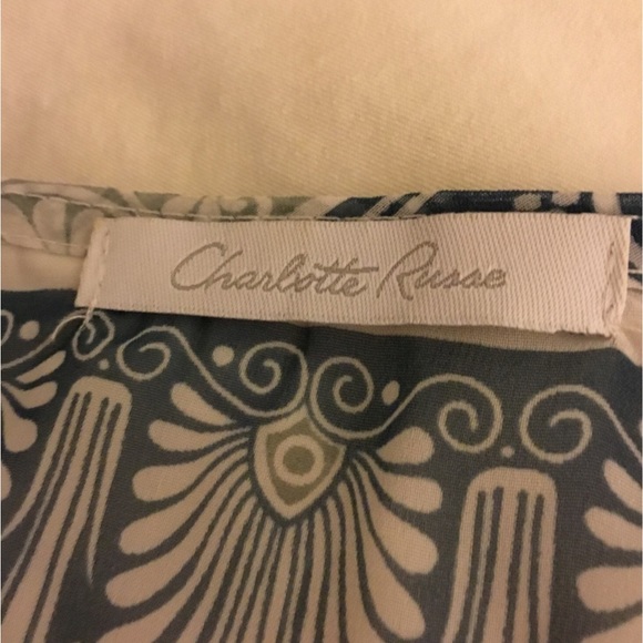 COPY - Charlotte Russe Y2K Sheer Chiffon Blouse butterfly sleeves Medium - Picture 3 of 4